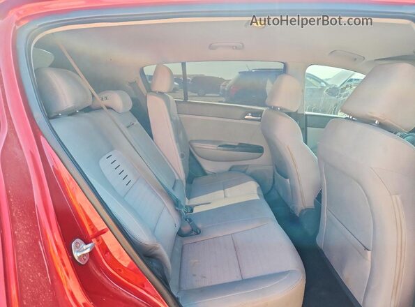 KNDPMCAC0J7406172 2018 KIA SPORTAGE Red Սալոնի հետևի տեսք