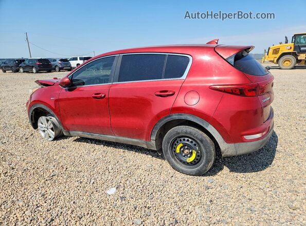 KNDPMCAC0J7406172 2018 KIA SPORTAGE Red Հետևի ձախ