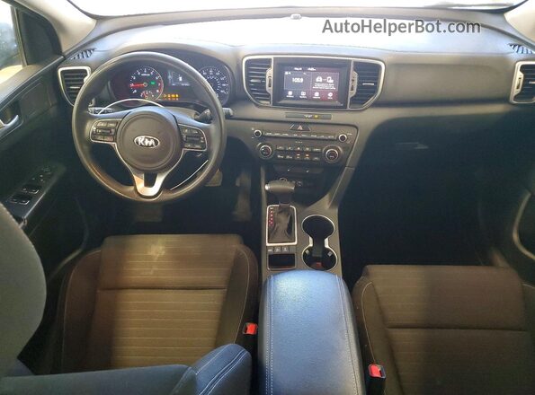 KNDPMCAC0K7555702 2019 KIA SPORTAGE Silver Dashboard view