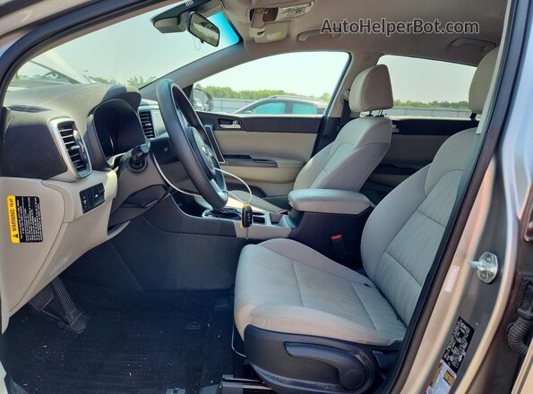 KNDPMCAC0L7793227 2020 KIA SPORTAGE Gray Սալոնի դիմացի տեսք
