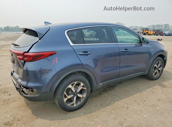 KNDPMCAC0M7886136 2021 KIA SPORTAGE Blue Rear right