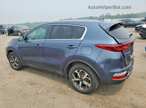 KNDPMCAC0M7886136 2021 KIA SPORTAGE Blue Rear left