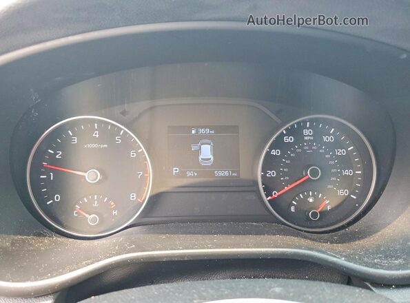 KNDPMCAC0M7886136 2021 KIA SPORTAGE Blue Instrument cluster view