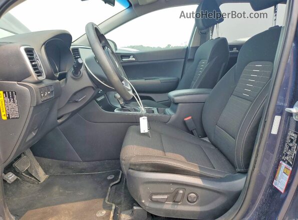 KNDPMCAC0M7886136 2021 KIA SPORTAGE Blue Front interior view