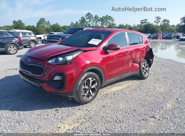 KNDPMCAC0M7911004 2021 KIA SPORTAGE Red Przód lewy