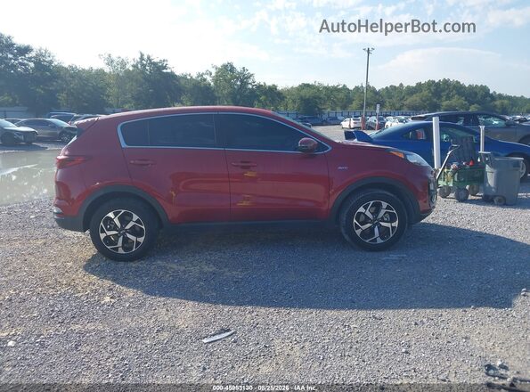 KNDPMCAC0M7911004 2021 KIA SPORTAGE Red Widok wnętrza z tyłu