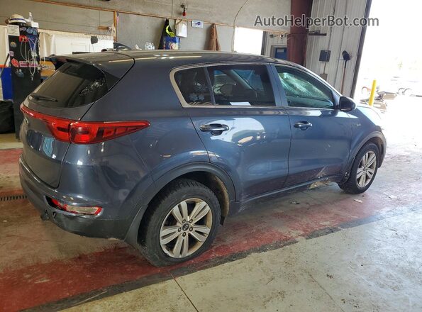KNDPMCAC1H7122981 2017 KIA SPORTAGE Синий Задняя правая четверть