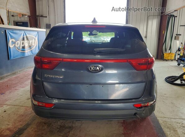 KNDPMCAC1H7122981 2017 KIA SPORTAGE Синий Вид сзади