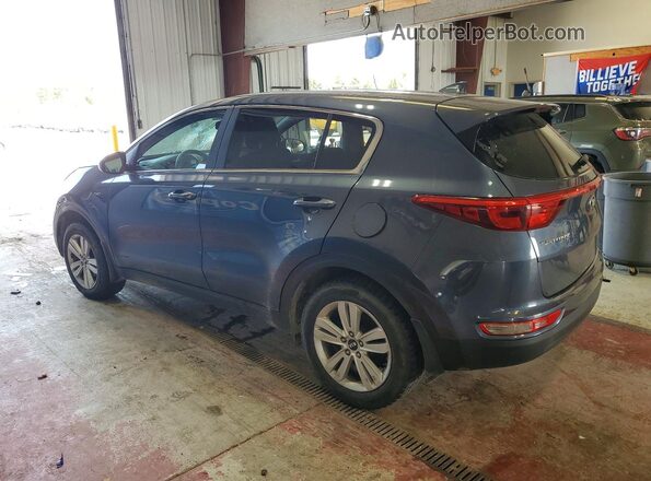 KNDPMCAC1H7122981 2017 KIA SPORTAGE Синий Задняя левая четверть