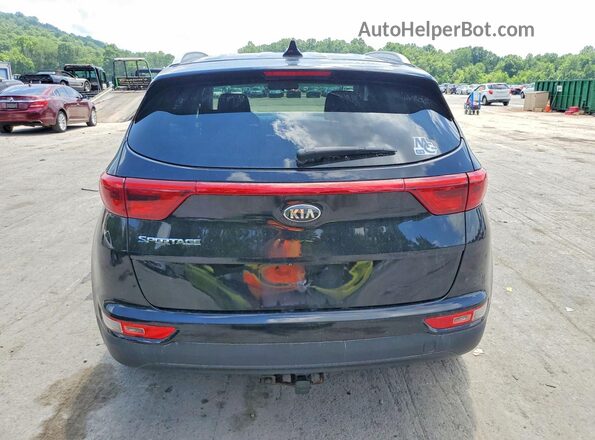KNDPMCAC1K7613137 2019 KIA SPORTAGE Black Rear view