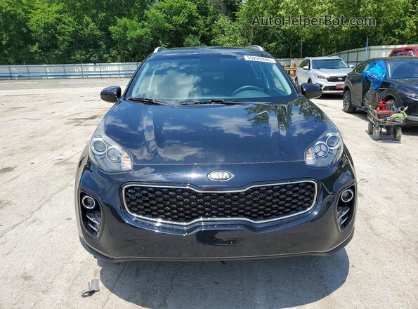 KNDPMCAC1K7613137 2019 KIA SPORTAGE Black Front view