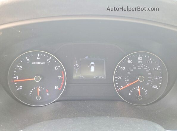 KNDPMCAC1K7613137 2019 KIA SPORTAGE Black Instrument cluster view