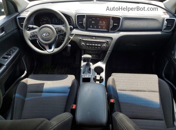 KNDPMCAC1K7613137 2019 KIA SPORTAGE Black Dashboard view