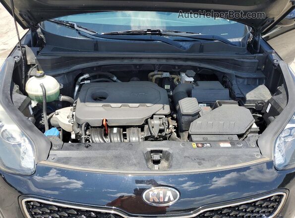 KNDPMCAC1K7613137 2019 KIA SPORTAGE Black Engine compartment view