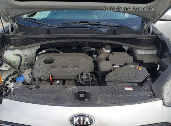 KNDPMCAC1L7720500 2020 KIA SPORTAGE Silver Vista del compartimento del motor