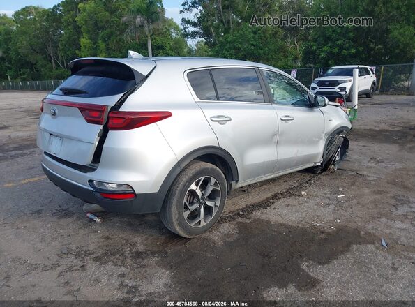 KNDPMCAC1M7917653 2021 KIA SPORTAGE Silver Trasero derecho