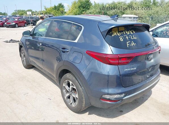 KNDPMCAC1N7996176 2022 KIA SPORTAGE Blue Հետևի ձախ