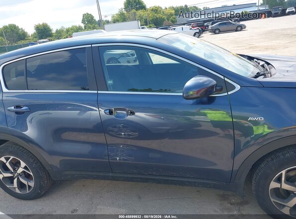 KNDPMCAC1N7996176 2022 KIA SPORTAGE Blue Սալոնի հետևի տեսք