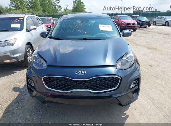 KNDPMCAC1N7996176 2022 KIA SPORTAGE Blue Սարքավորումների վահանակի տեսք