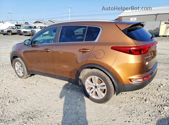 KNDPMCAC2H7124772 2017 KIA SPORTAGE Золотой Задняя левая четверть