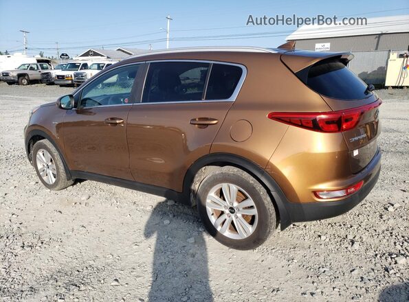 KNDPMCAC2H7124772 2017 KIA SPORTAGE Золотой Панорамный вид салона 360°