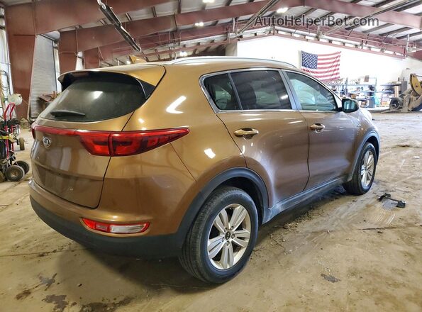 KNDPMCAC2H7267379 2017 KIA SPORTAGE Brown Հետևի աջ