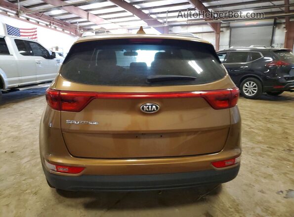 KNDPMCAC2H7267379 2017 KIA SPORTAGE Brown Հետևի տեսք