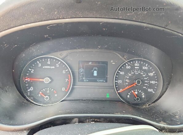 KNDPMCAC2H7275823 2017 KIA SPORTAGE Blue Vista del cuadro de instrumentos