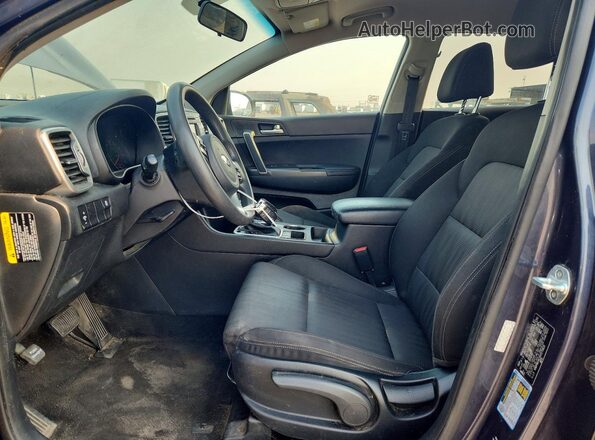 KNDPMCAC2H7275823 2017 KIA SPORTAGE Blue Vista interior delantera