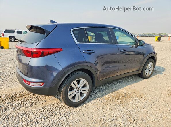KNDPMCAC2H7275823 2017 KIA SPORTAGE Blue Trasero derecho