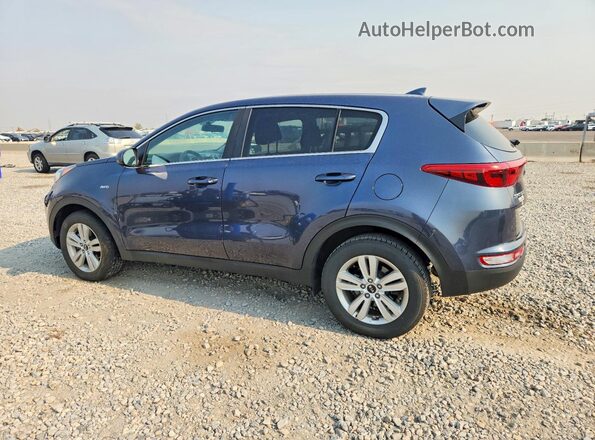 KNDPMCAC2H7275823 2017 KIA SPORTAGE Blue Trasero izquierdo