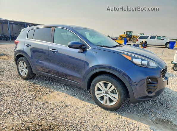 KNDPMCAC2H7275823 2017 KIA SPORTAGE Blue Delantero derecho