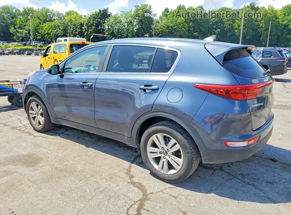KNDPMCAC2H7278186 2017 KIA SPORTAGE Blue Trasero izquierdo