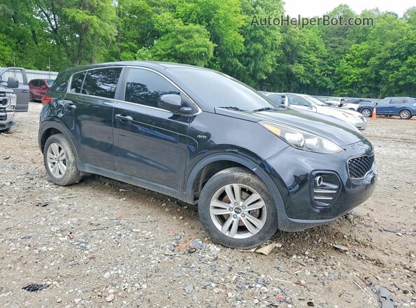 KNDPMCAC2J7337677 2018 KIA SPORTAGE Черный Передняя правая четверть