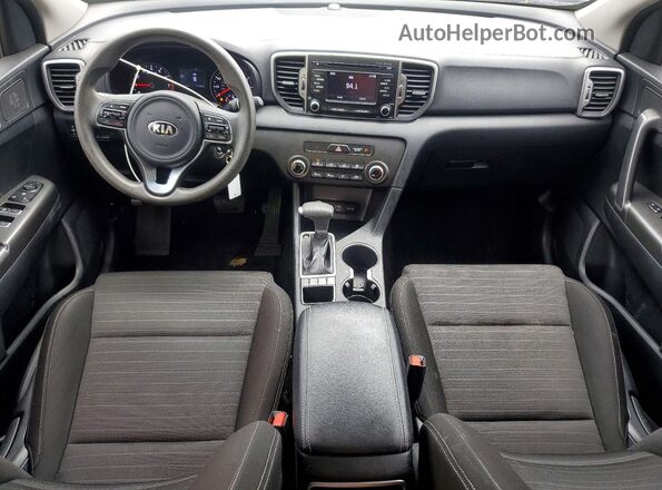 KNDPMCAC2J7337677 2018 KIA SPORTAGE Черный Вид панели приборов