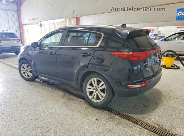 KNDPMCAC2J7487191 2018 KIA SPORTAGE Black Rear left