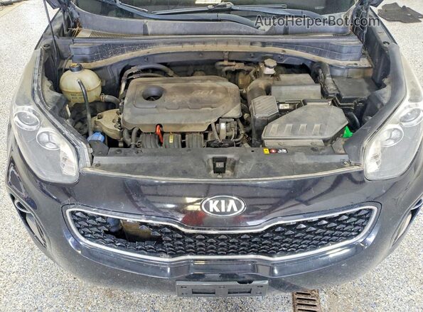 KNDPMCAC2J7487191 2018 KIA SPORTAGE Black Engine compartment view