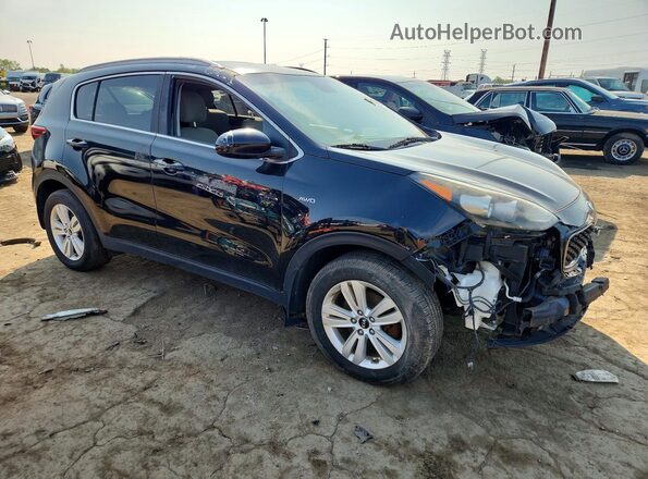 KNDPMCAC2K7516058 2019 KIA SPORTAGE Black Առջևի աջ