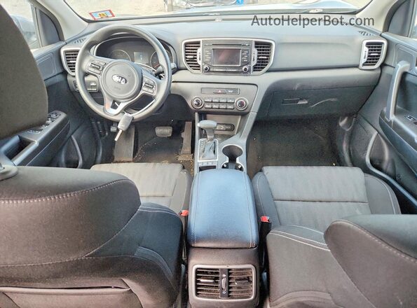 KNDPMCAC2K7542899 2019 KIA SPORTAGE Gray Առջևի վահանակի տեսք