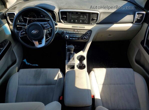 KNDPMCAC2L7710946 2020 KIA SPORTAGE Black Widok deski rozdzielczej