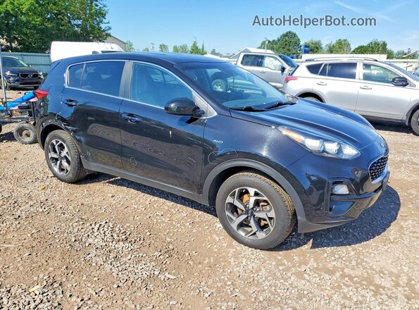 KNDPMCAC2L7710946 2020 KIA SPORTAGE Black Przód prawy