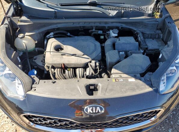 KNDPMCAC2L7710946 2020 KIA SPORTAGE Black Widok komory silnika