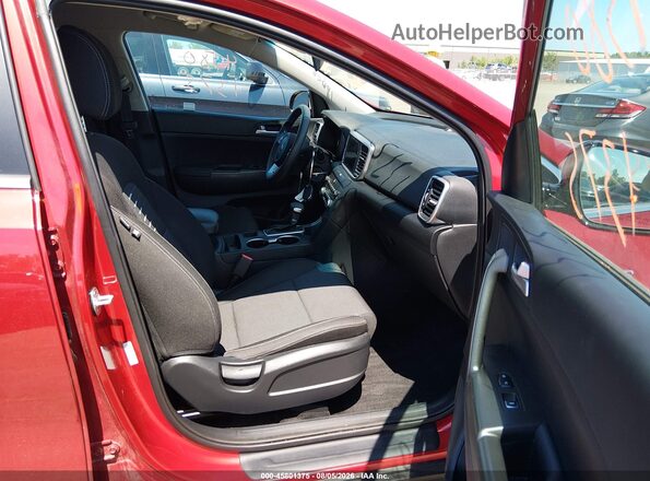 KNDPMCAC2M7882282 2021 KIA SPORTAGE Red Vista interior delantera