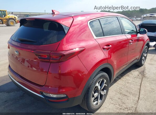 KNDPMCAC2M7882282 2021 KIA SPORTAGE Red Trasero derecho