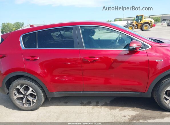KNDPMCAC2M7882282 2021 KIA SPORTAGE Red Vista interior trasera