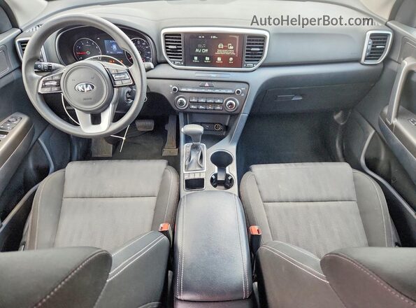KNDPMCAC2M7883299 2021 KIA SPORTAGE Silver Widok deski rozdzielczej