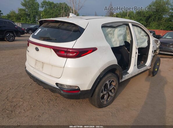 KNDPMCAC2M7929598 2021 KIA SPORTAGE White უკანა მარჯვენა