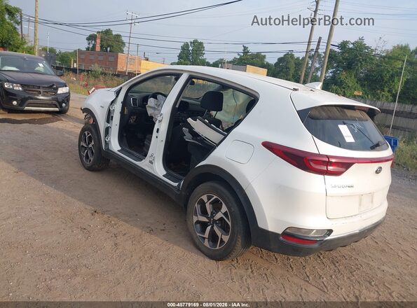 KNDPMCAC2M7929598 2021 KIA SPORTAGE White უკანა მარცხენა
