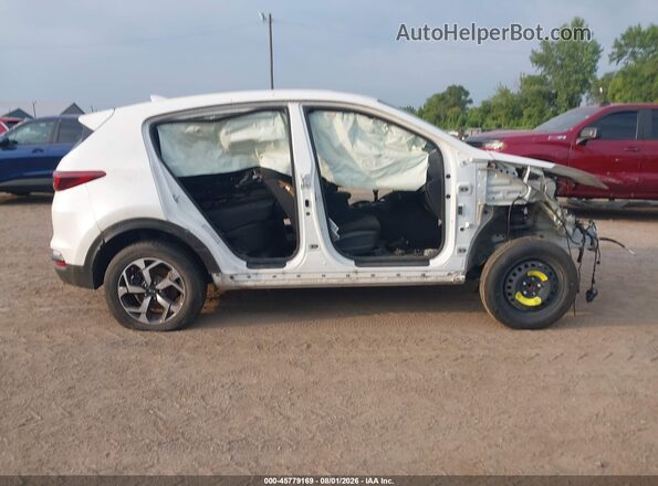 KNDPMCAC2M7929598 2021 KIA SPORTAGE White უკანა სალონის ხედი