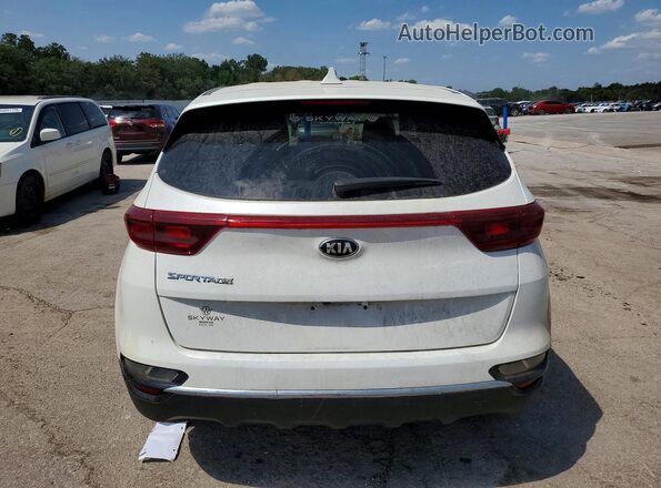 KNDPMCAC2M7944036 2021 KIA SPORTAGE White Vista trasera